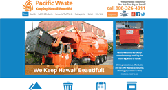 Desktop Screenshot of pacificwasteinc.com